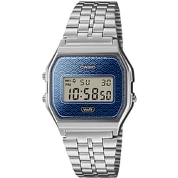 CASIO A159WEVJ-2JR Classic Digital Watch - Blue LED Display - Water Resistant - Adjustable Stainless Steel Band - Image 3