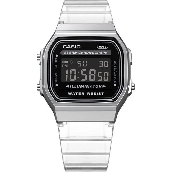 CASIO A168XES-1BJF Digital Watch with Alarm, Stopwatch, and Water Resistance Features - Image 2
