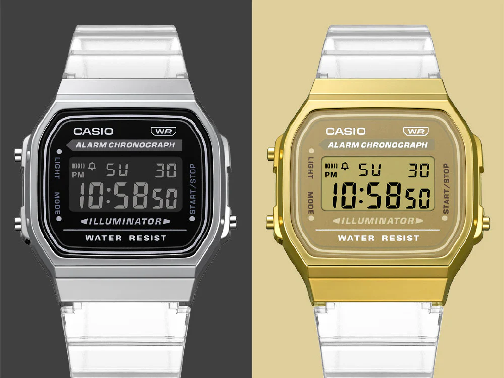 CASIO A168XESG-9AJF Classic Digital Watch with Stainless Steel Band LED Backlight Water Resistant - Image 6