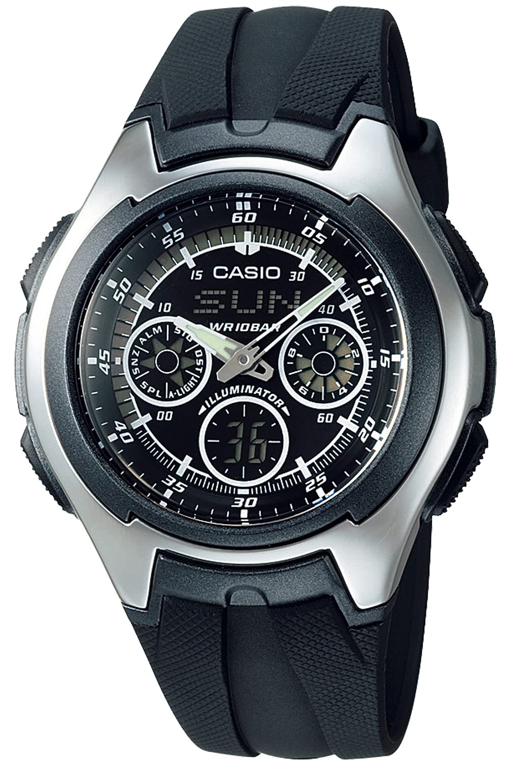 CASIO AQ-163W-1B1JH Quartz Men's Black Watch