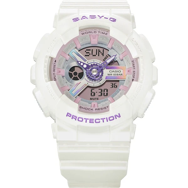 CASIO BA 110FH 7AJF Stylish Ladies BABY G Watch with Shock Resistance, Water Resistance up to 100M, and LED Light for Everyday Adventures - Image 2