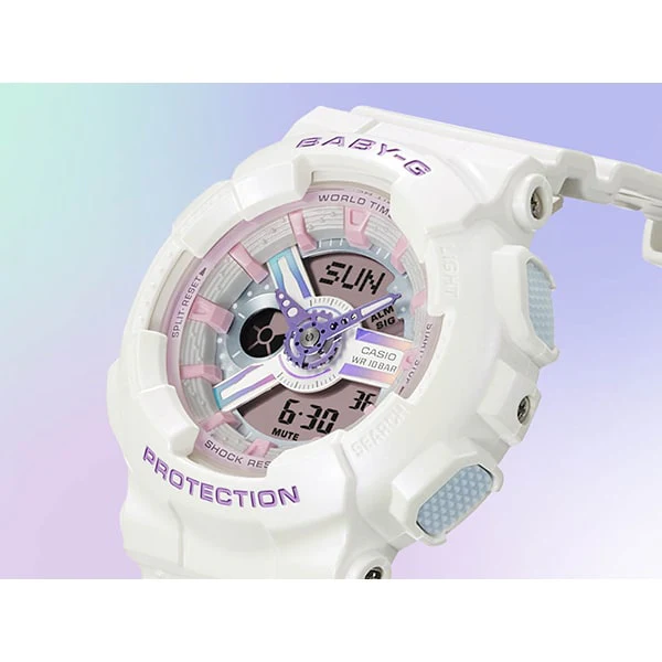 CASIO BA 110FH 7AJF Stylish Ladies BABY G Watch with Shock Resistance, Water Resistance up to 100M, and LED Light for Everyday Adventures - Image 4
