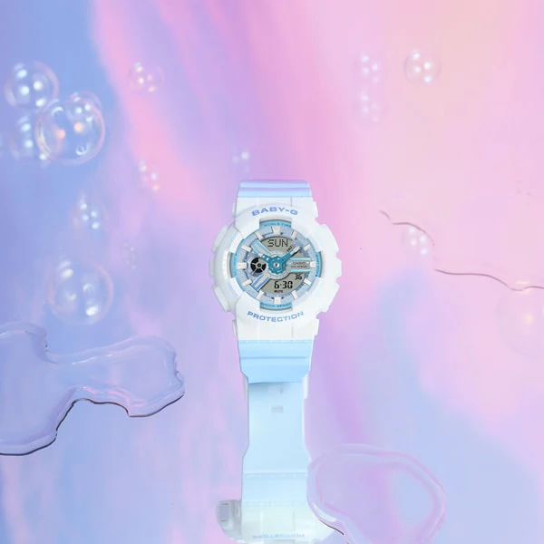 CASIO BA-110PD-2AJF Stylish Water-Resistant Baby-G Watch with Shock Resistance and LED Light - Image 3