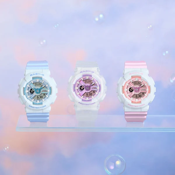 CASIO BA-110PD-2AJF Stylish Water-Resistant Baby-G Watch with Shock Resistance and LED Light - Image 4