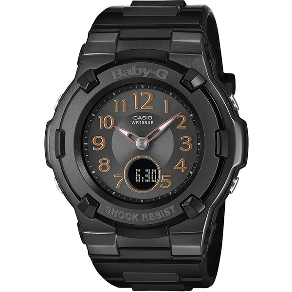 CASIO BABY-G BGA-1100DC-1AJF Solar Radio-Controlled Watch - Stylish Black Design with Durable Features