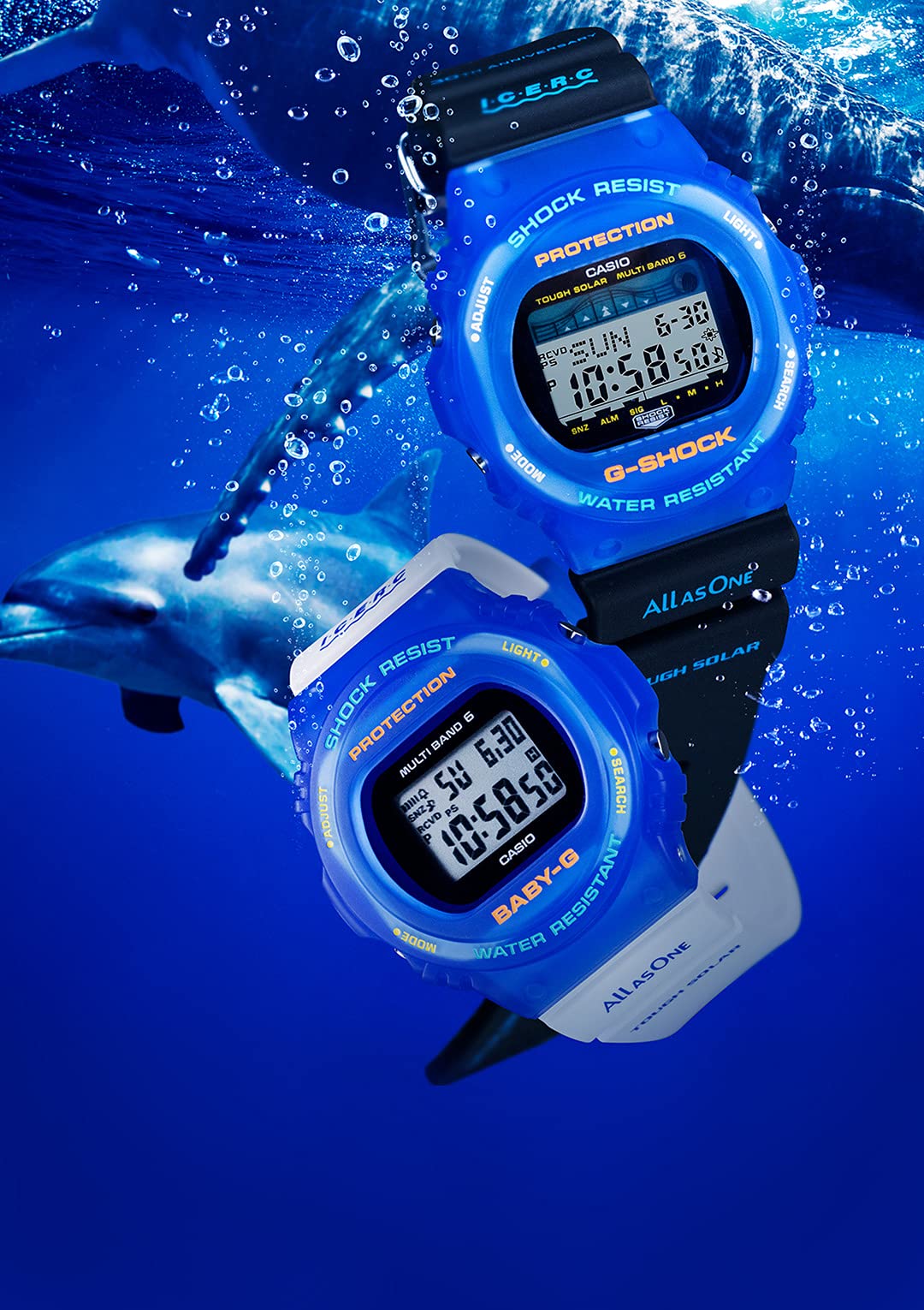 CASIO Baby-G BGD-5700UK-2JR Love The Sea Solar Watch - Image 3