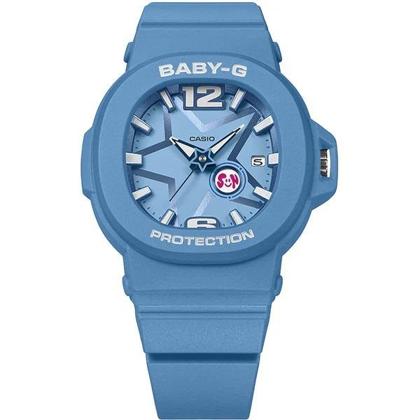 CASIO BABY-G Star-shaped Motif Model BGA-10D-2A2JF - Stylish Blue Women's Watch with Durable Design - Image 2