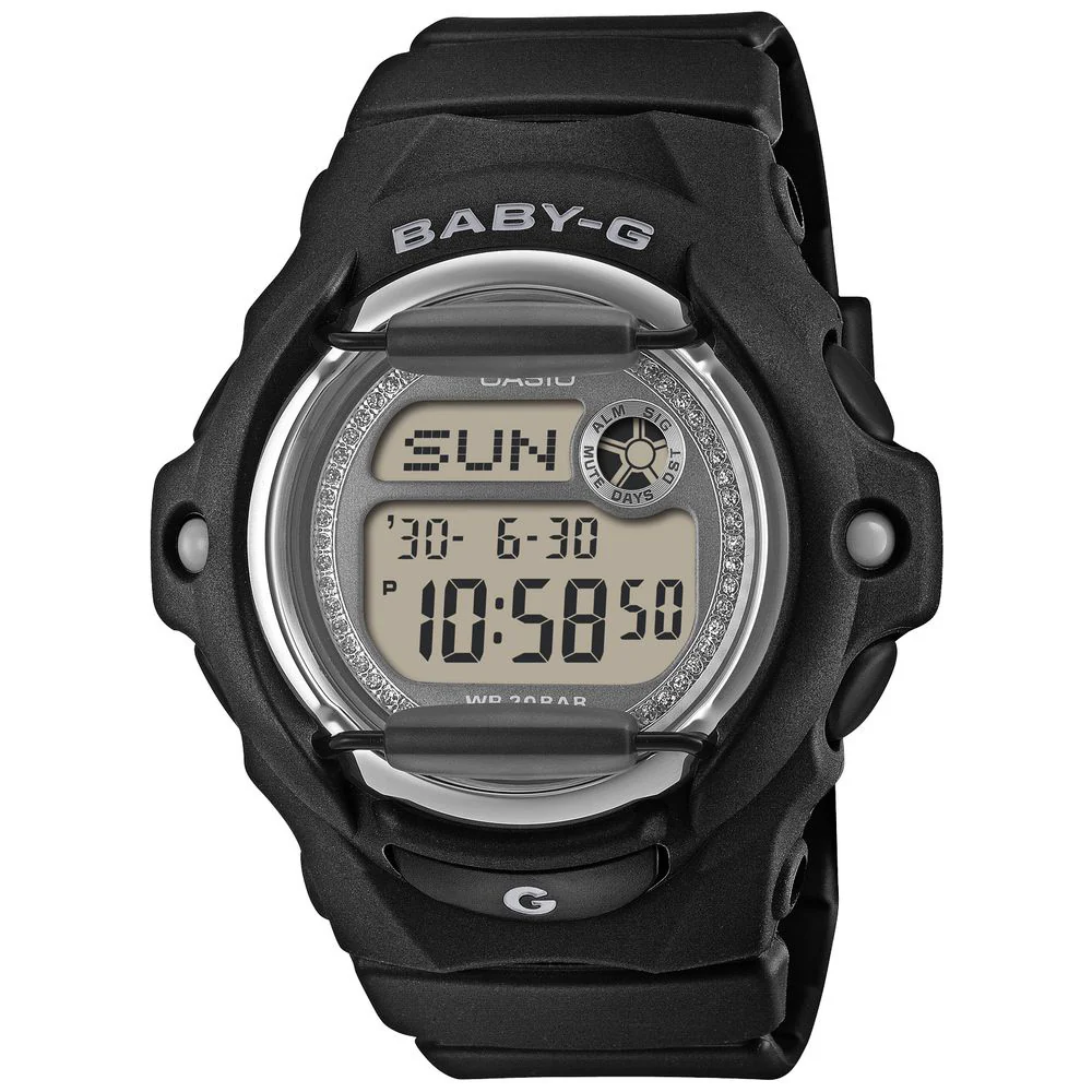 CASIO BG-169KB-1JF Stylish Black Baby-G Watch Shock Resistant Water Resistant LED Backlight