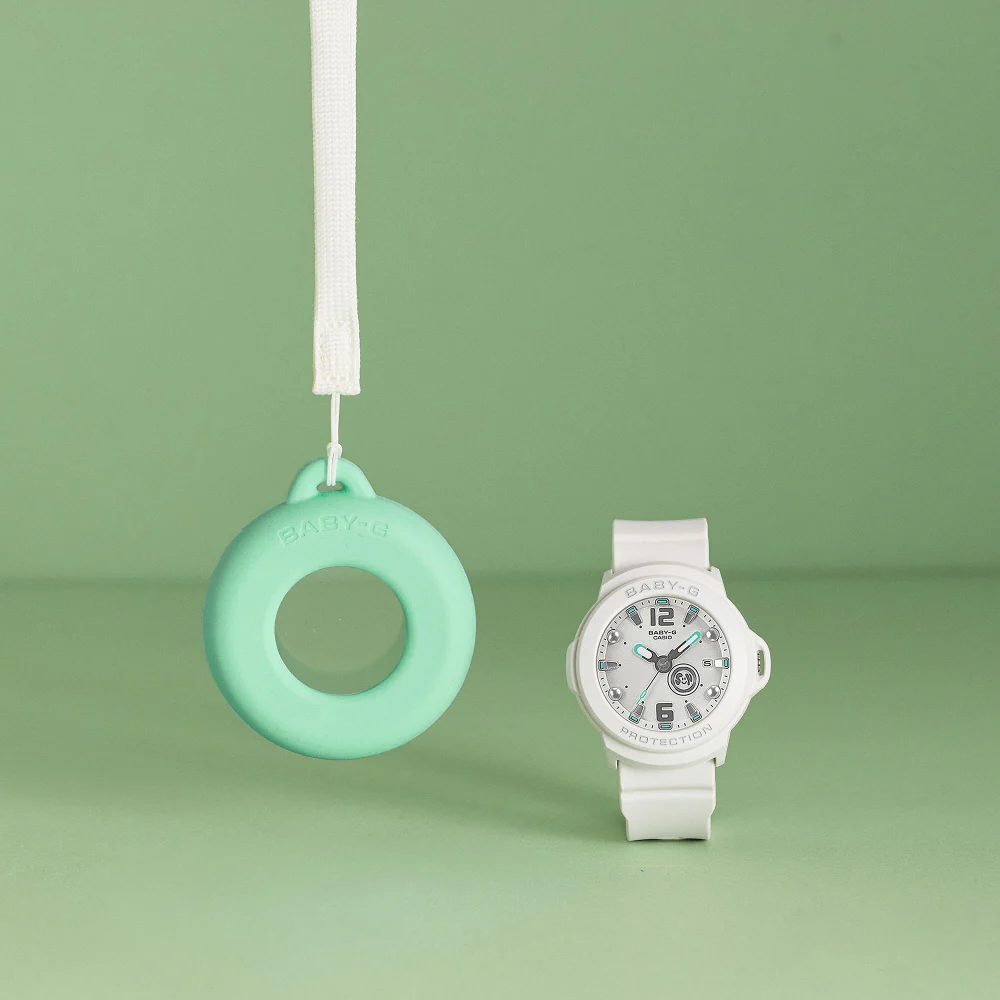 CASIO BGA-15K-7AJR Stylish Baby-G Plus Analog Watch White 3-Hand Design Water Resistant Durable - Image 2