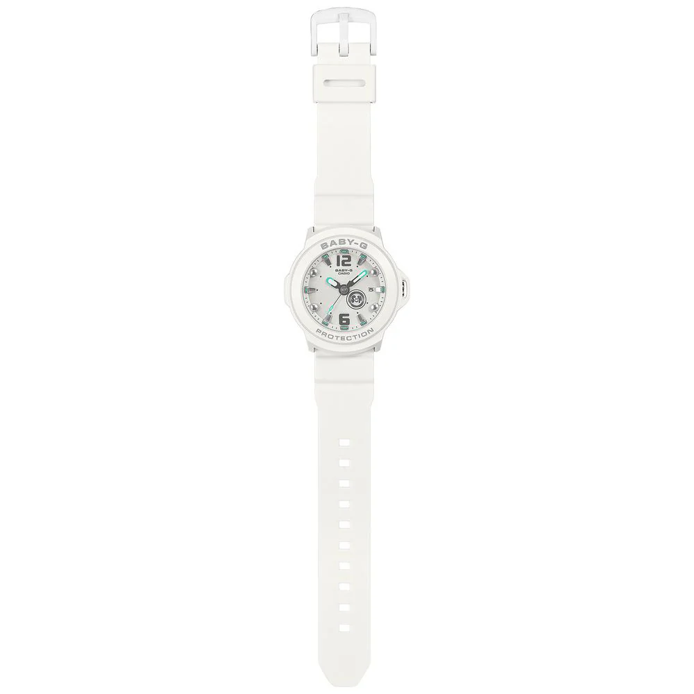 CASIO BGA-15K-7AJR Stylish Baby-G Plus Analog Watch White 3-Hand Design Water Resistant Durable - Image 4