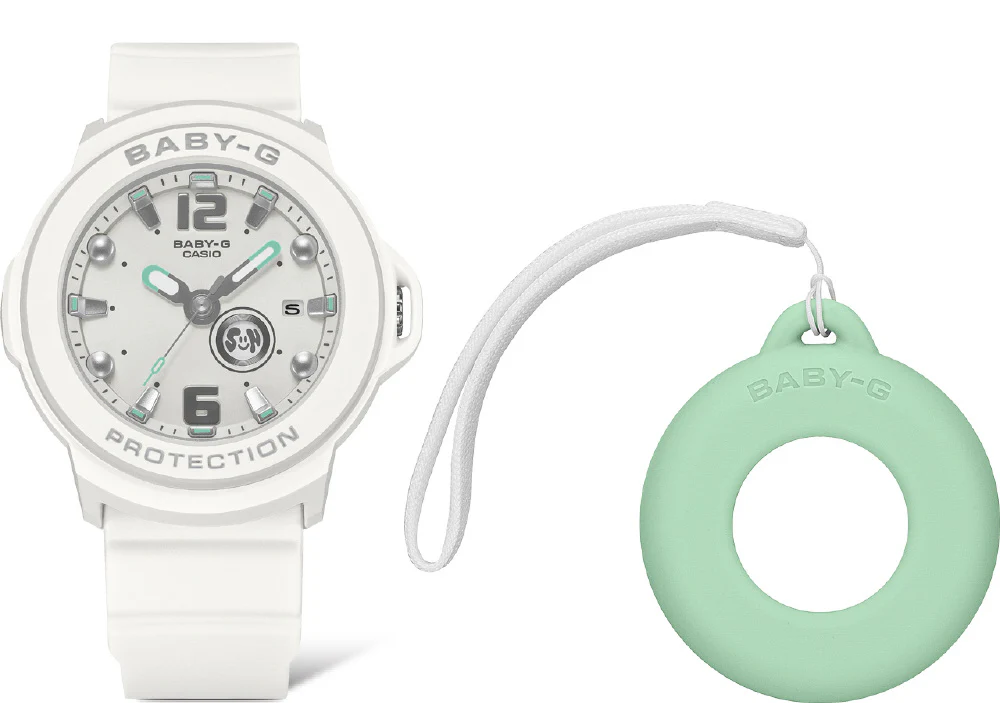 CASIO BGA-15K-7AJR Stylish Baby-G Plus Analog Watch White 3-Hand Design Water Resistant Durable - Image 7