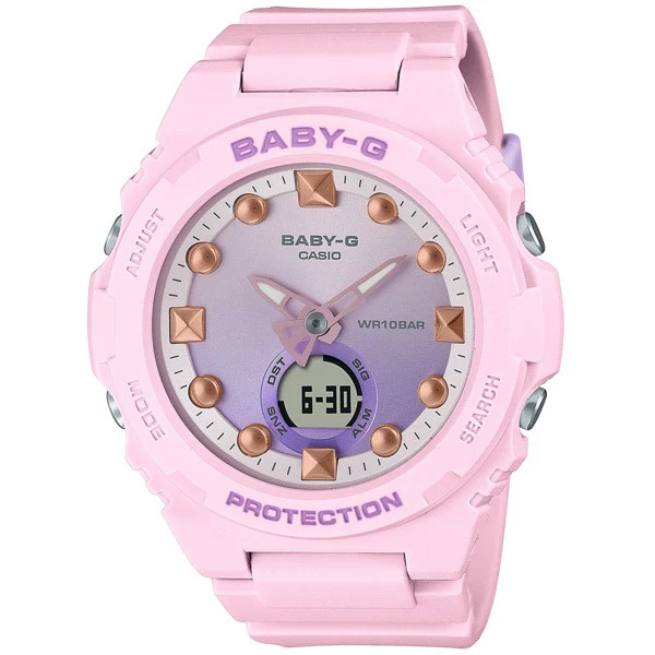CASIO BGA-320-4AJF Stylish Analog-Digital Display Water Resistant Lightweight Design Trendy Color