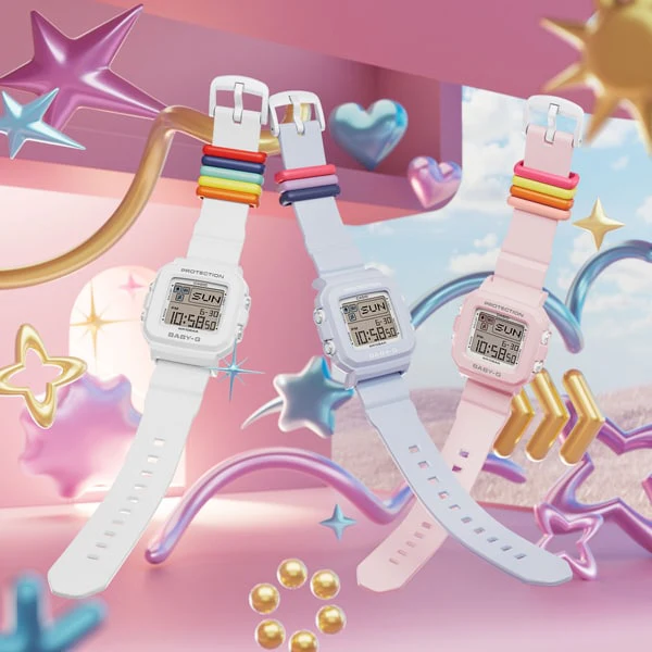 CASIO BGD 10L 2JR Stylish Ladies BABY G Watch with Colorful Loop, Shock Resistant Design, Water Resistant Up to 100m, and Easy to Read Digital Display - Image 10