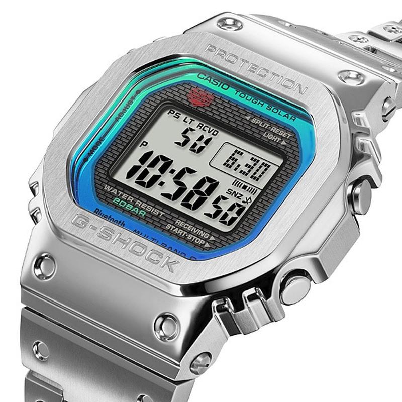 CASIO 【Bluetooth-equipped Solar Radio Wave Watch】G-SHOCK Full Metal Series Rainbow Color Accent Masterpiece Design Model GMW-B5000PC-1JF - Image 5