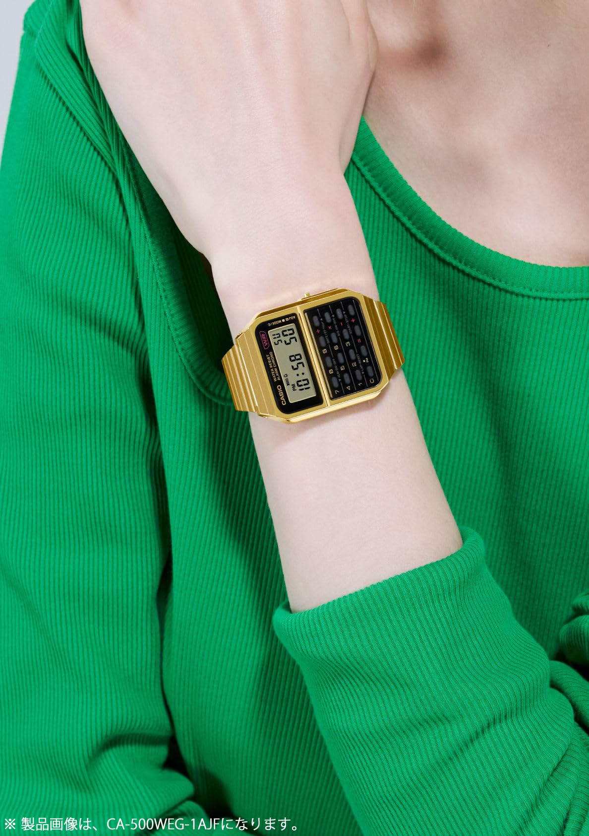 CASIO CA-500WE-1AJF Calculator Watch Silver Digital Unisex - Image 4