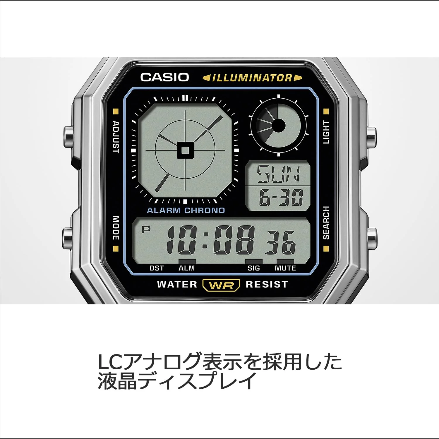 CASIO Classic A130WE-1AJF Quartz Analog Digital Watch - Image 2