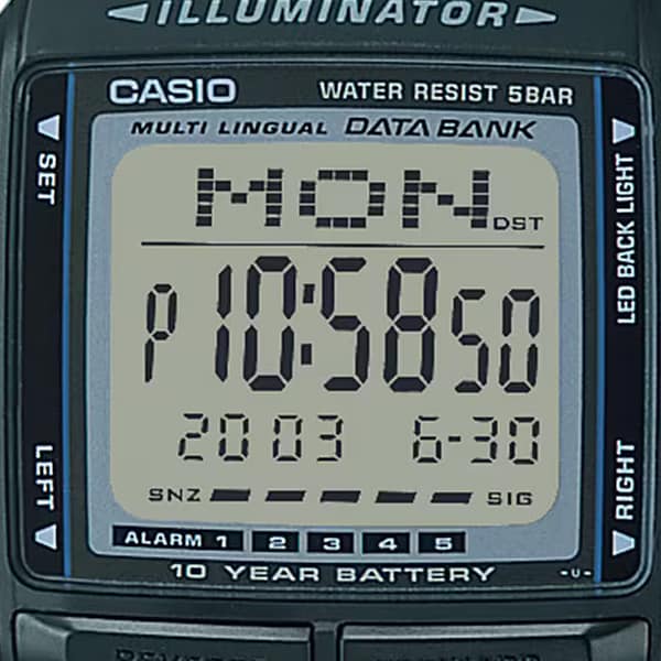 CASIO DB361AJH Standard Watch "Casio Collection" Data Bank DB-36-1AJH - Digital Display, Alarm, and Calculator Functions - Image 2