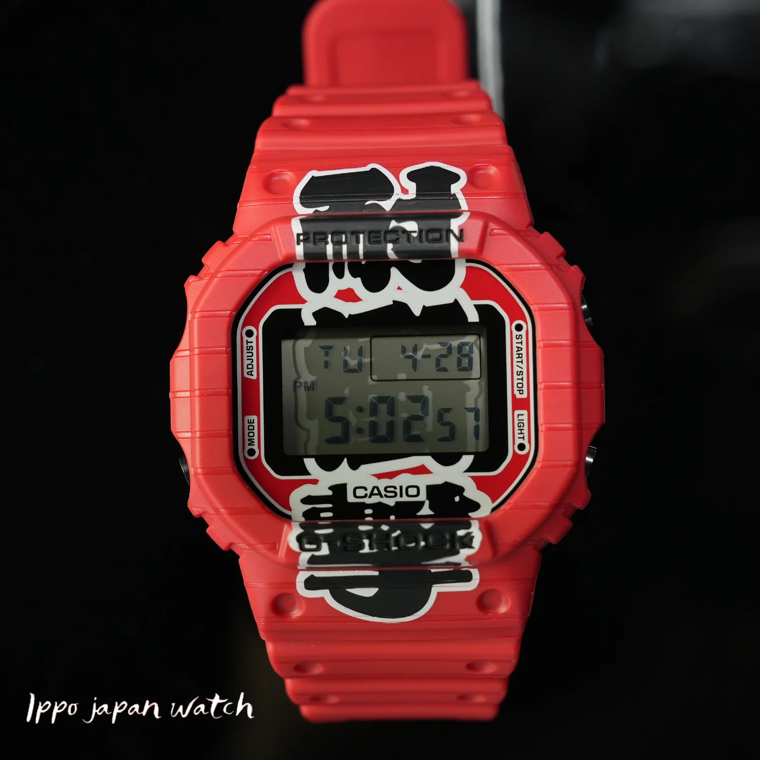 CASIO DW-5600AKA-4JR G-SHOCK Red Lantern Design Shock Resistant Digital Display Water Resistant 200M