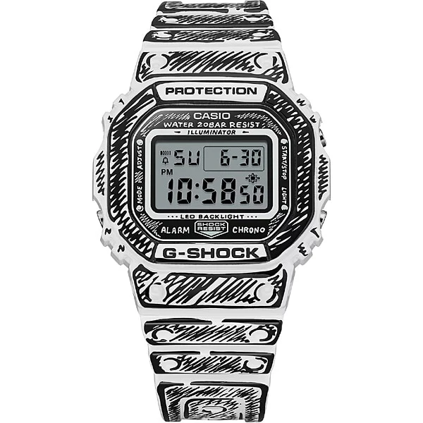 CASIO DW-5600JV-7JR G-SHOCK Joshua Vides Collaboration Shock Resistant Digital Display Water Resistant Stylish Design - Image 3