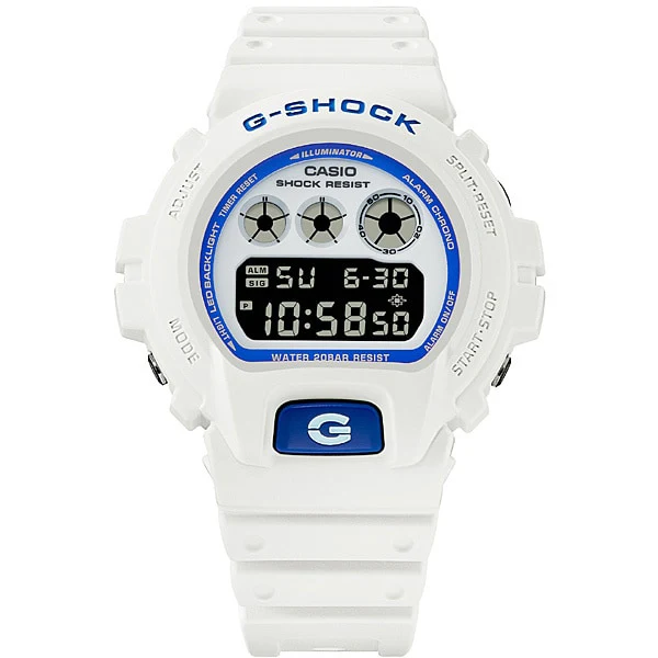 CASIO DW6900HDS7A1JF G-SHOCK HIDDEN GLOW SERIES White DW-6900HDS-7A1JF by CASIO - Stylish, Durable, and Water-Resistant Watch - Image 2