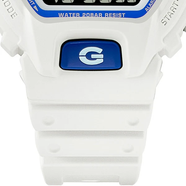 CASIO DW6900HDS7A1JF G-SHOCK HIDDEN GLOW SERIES White DW-6900HDS-7A1JF by CASIO - Stylish, Durable, and Water-Resistant Watch - Image 7