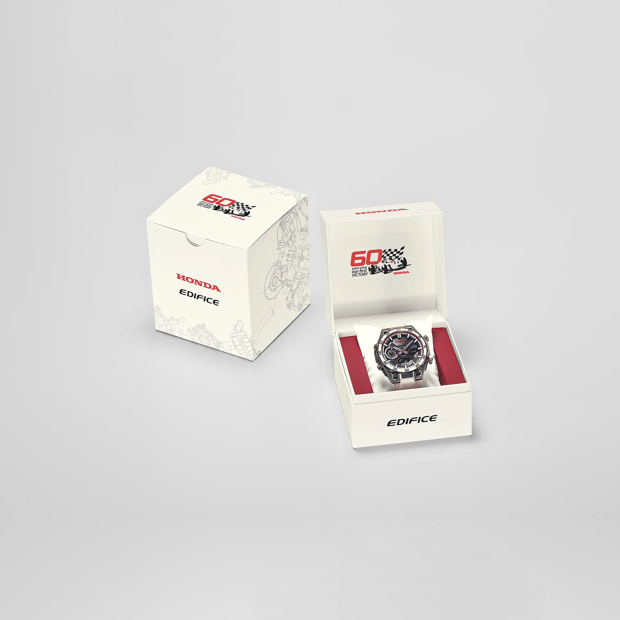 Casio EDIFICE ECB-2300HR-1AJR × Honda F1 60th Anniversary Collaboration Edition 2026.3 release - Image 7