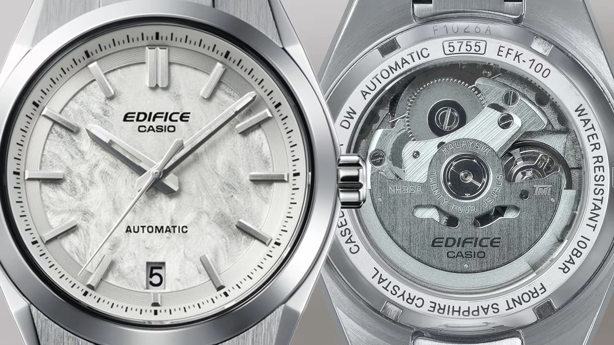 Casio EFK-100YD-7AJF EDIFICE Mechanical analog stainless Watch 2025.7 release - Image 3