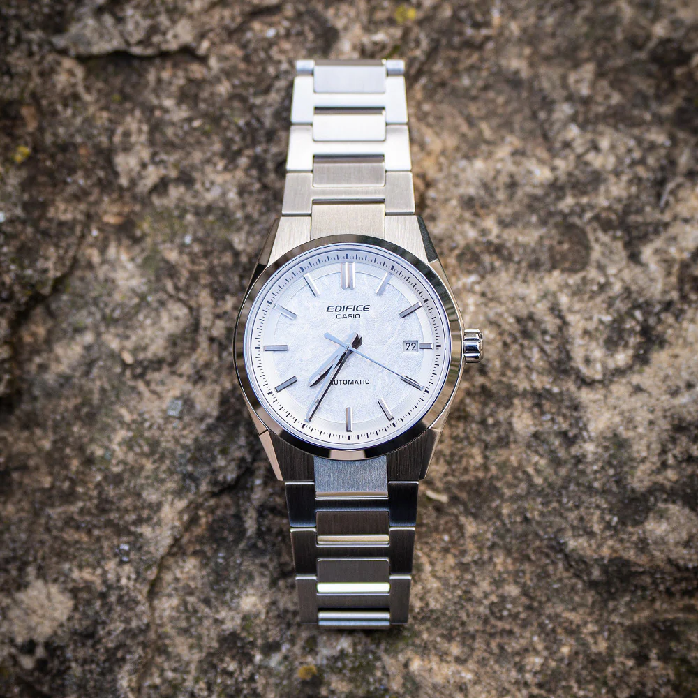 CASIO EFK-110D-7AJF Automatic Hand-Winding White Dial Stainless Steel Case Water Resistant - Image 11