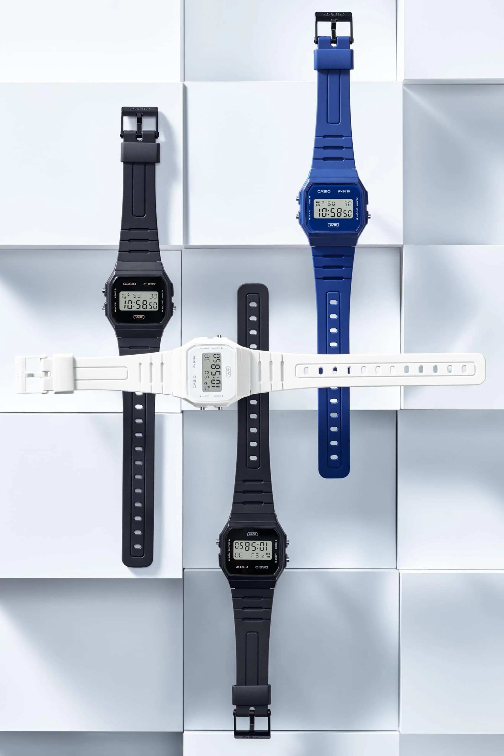 CASIO F-91WB-1AJF Classic Digital Black Watch - Image 3