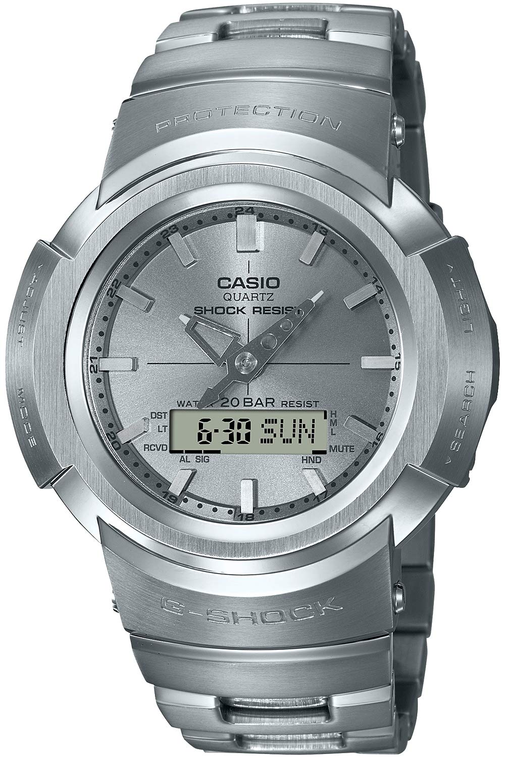 CASIO G-SHOCK AWM-500D-1A8JF Men's Full Metal Solar Watch