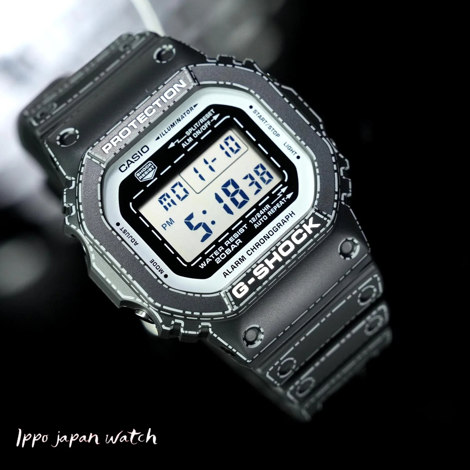 Casio G-shock DIGITAL DW-5600RGM-1JR/DW-5600RGM-1 Origami design pattern model watch 2025.11.8 release - Image 2