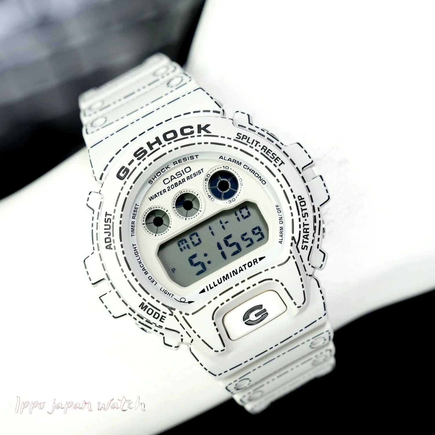 Casio G-shock DIGITAL  DW-6900RGM-5JR/DW-6900RGM-5  Origami design pattern model watch 2025.11.8 release - Image 7