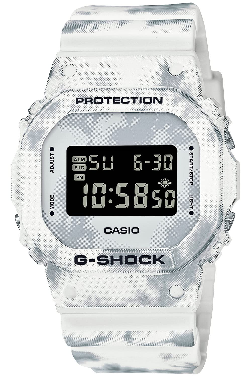 CASIO G-SHOCK DW-5600GC-7JF Grunge Snow Camouflage Watch