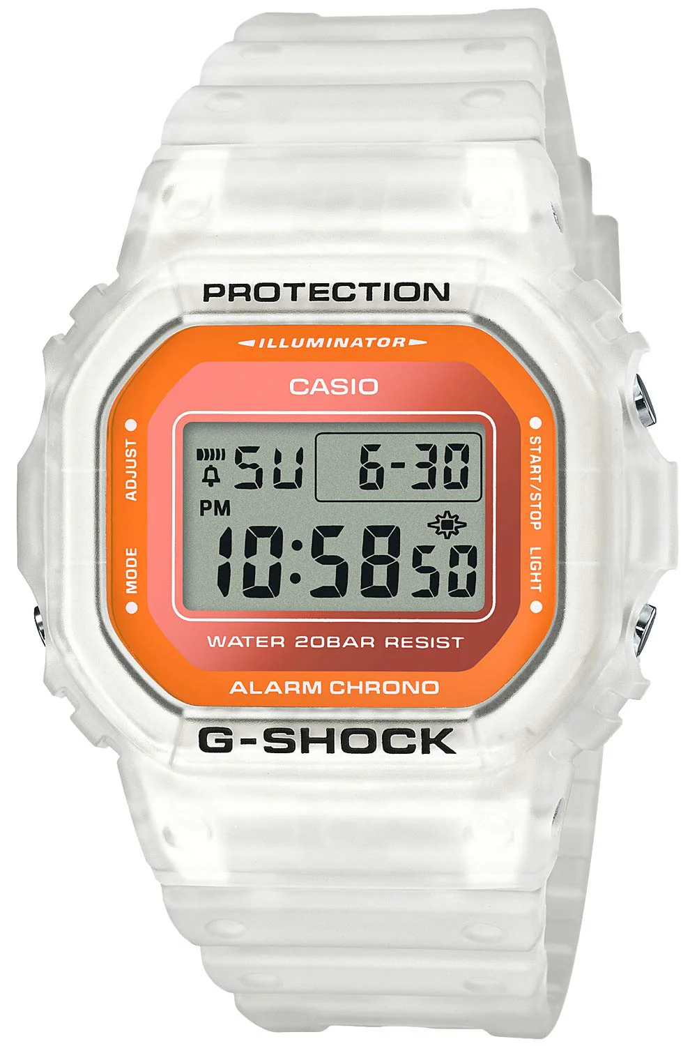 CASIO G-SHOCK DW-5600LS-7JF Color Skeleton Quartz Watch