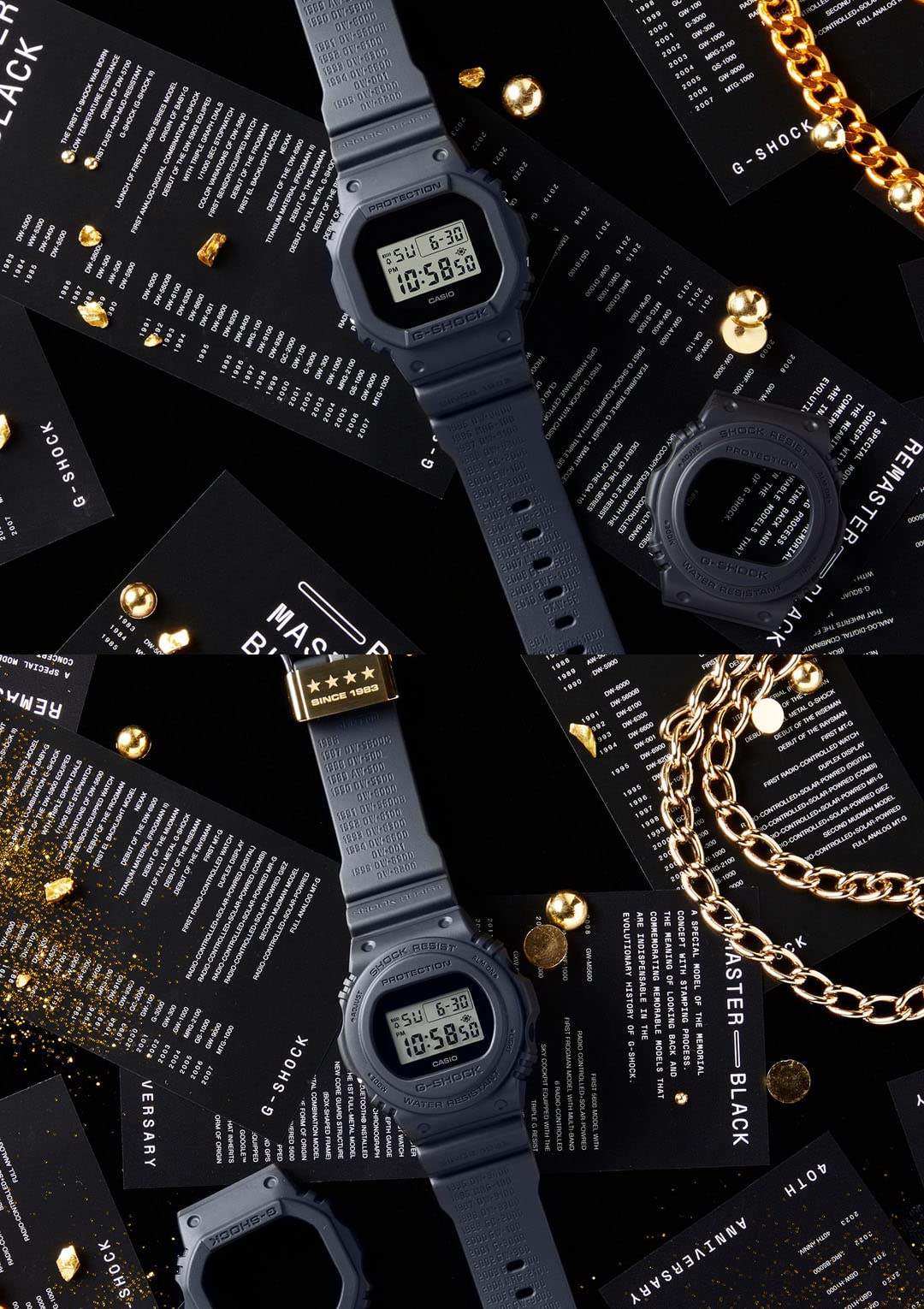 CASIO G-SHOCK DWE-5657RE-1JR 40th Anniversary Remaster Black Watch - Image 2