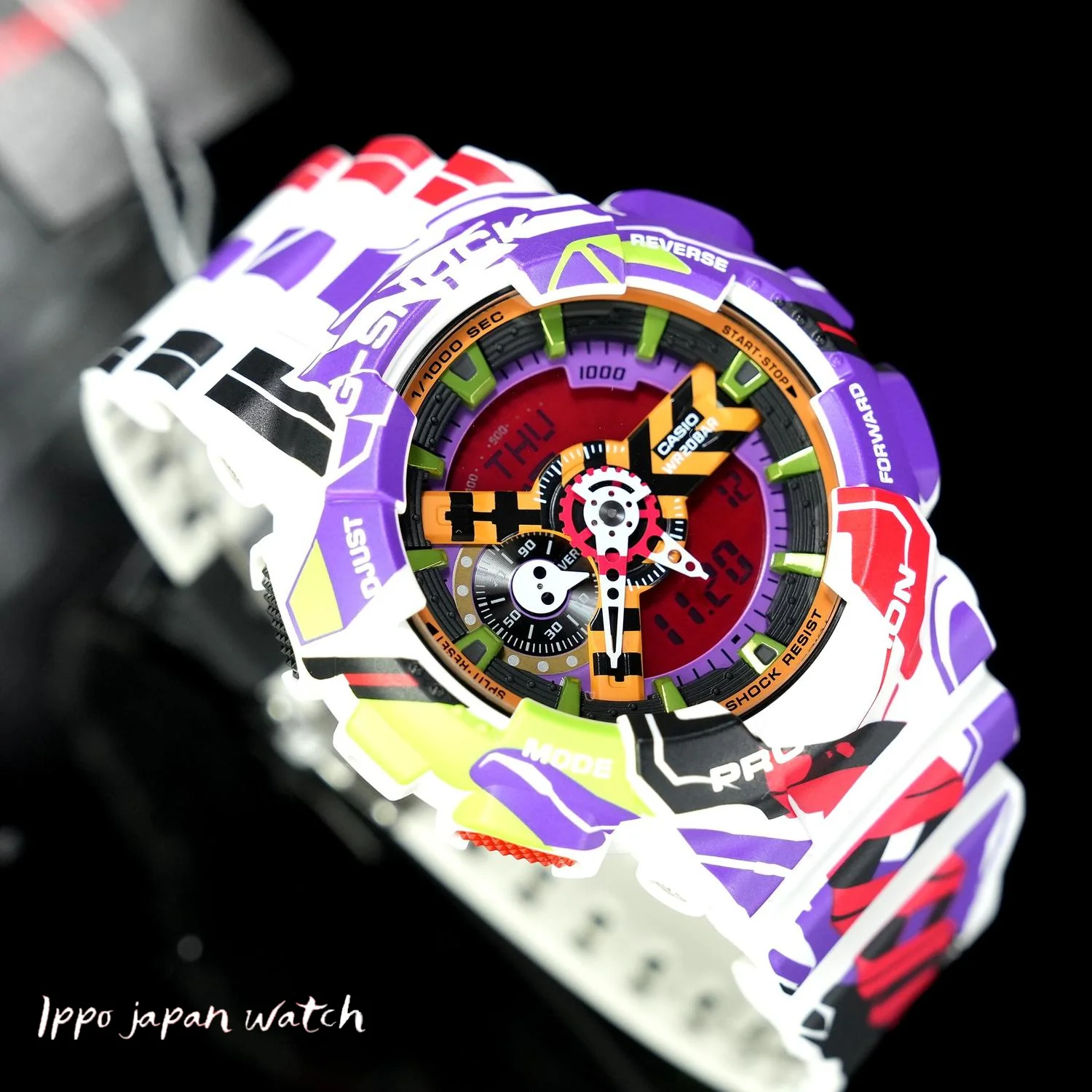 Casio G-shock GA-110EVA30-7AJR Evangelion collaboration model Digital Analog watch 2025.10 release - Image 2