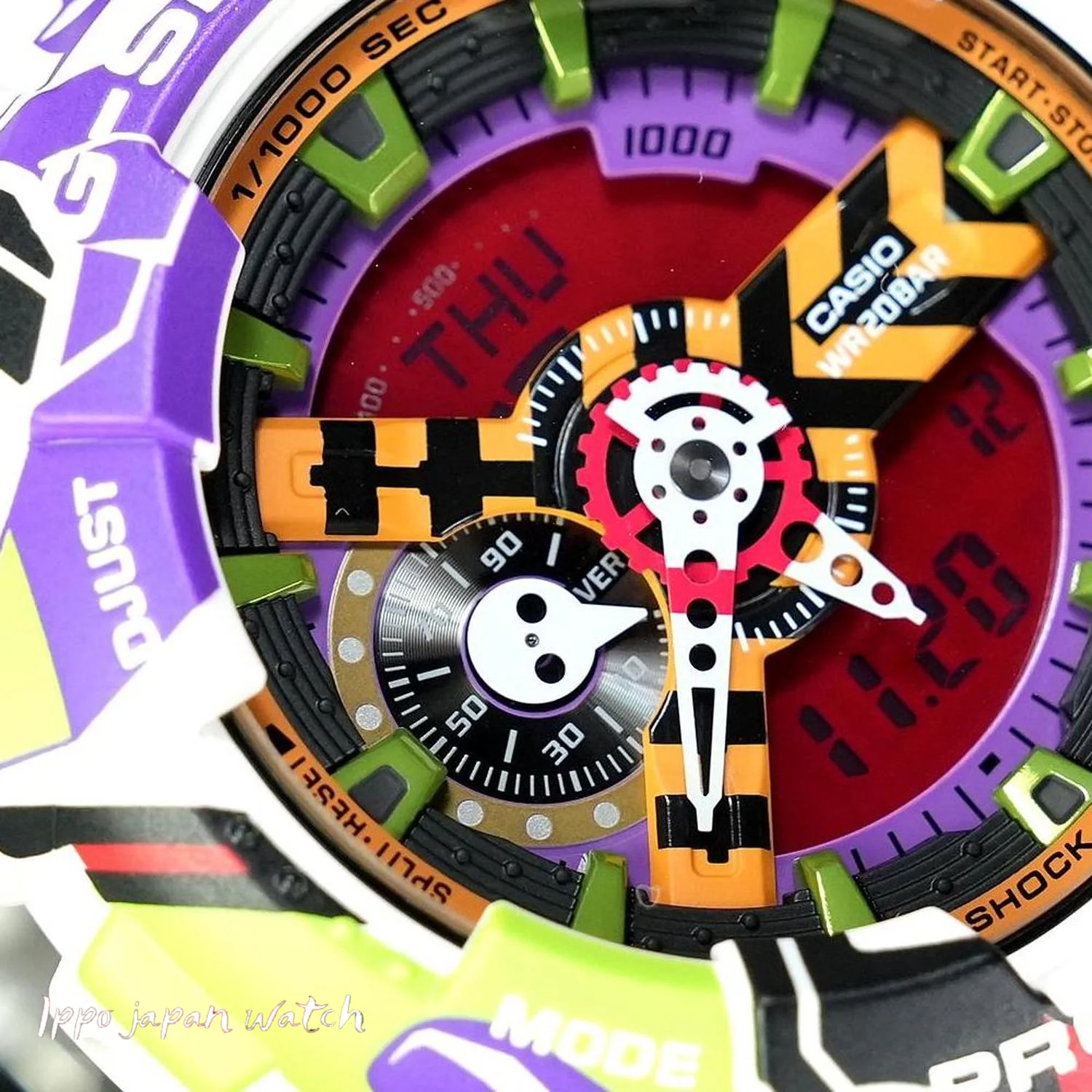 Casio G-shock GA-110EVA30-7AJR Evangelion collaboration model Digital Analog watch 2025.10 release - Image 3