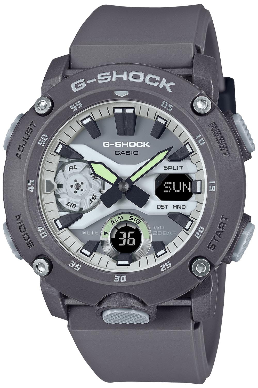 CASIO G-SHOCK GA-2000HD-8AJF Hidden Glow Quartz Watch