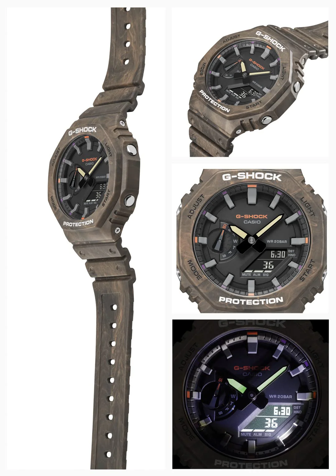 CASIO G-SHOCK GA-2100FR-5AJF Mystic Forest Brown Watch - Image 4
