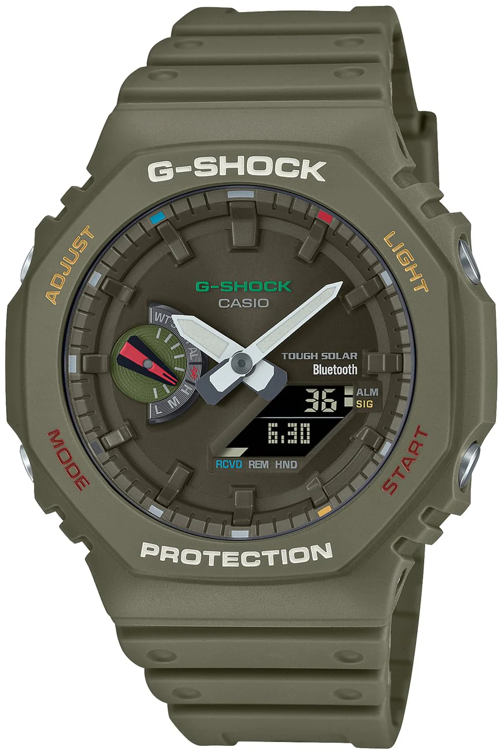 CASIO G-SHOCK GA-B2100FC-3AJF Multi Color Accents Green Watch