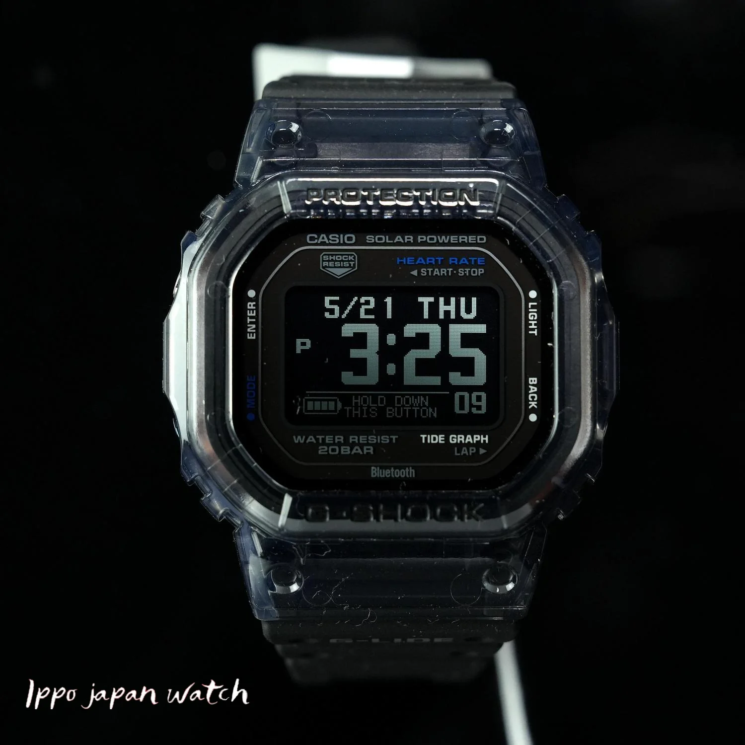 Casio G-shock GBX-H5600-1JR Quartz digital solar bluetooth Resin strap sports watch 2026.5 release
