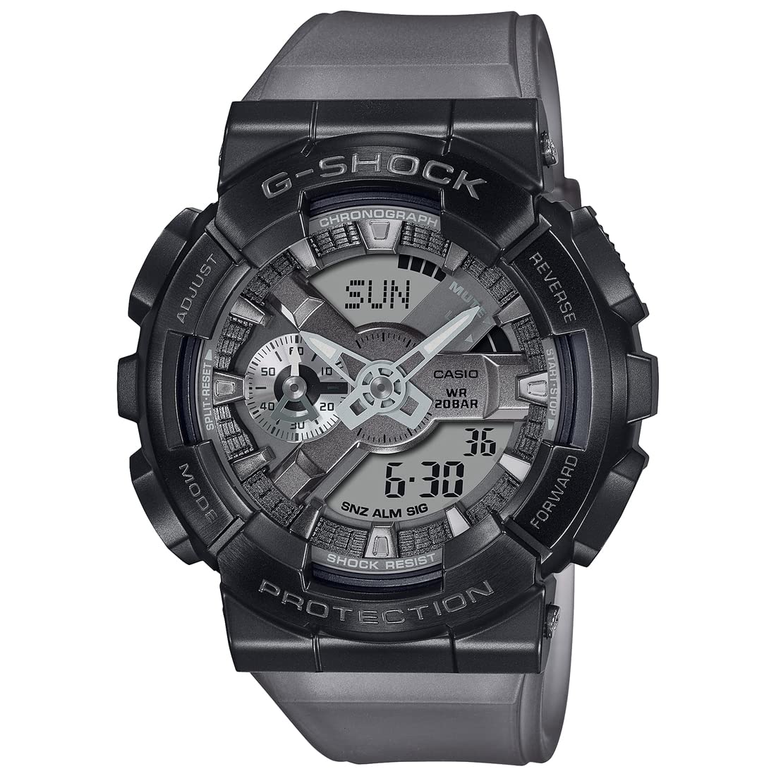 CASIO G-Shock GM-110MF-1A Analog-Digital Matte Black Watch
