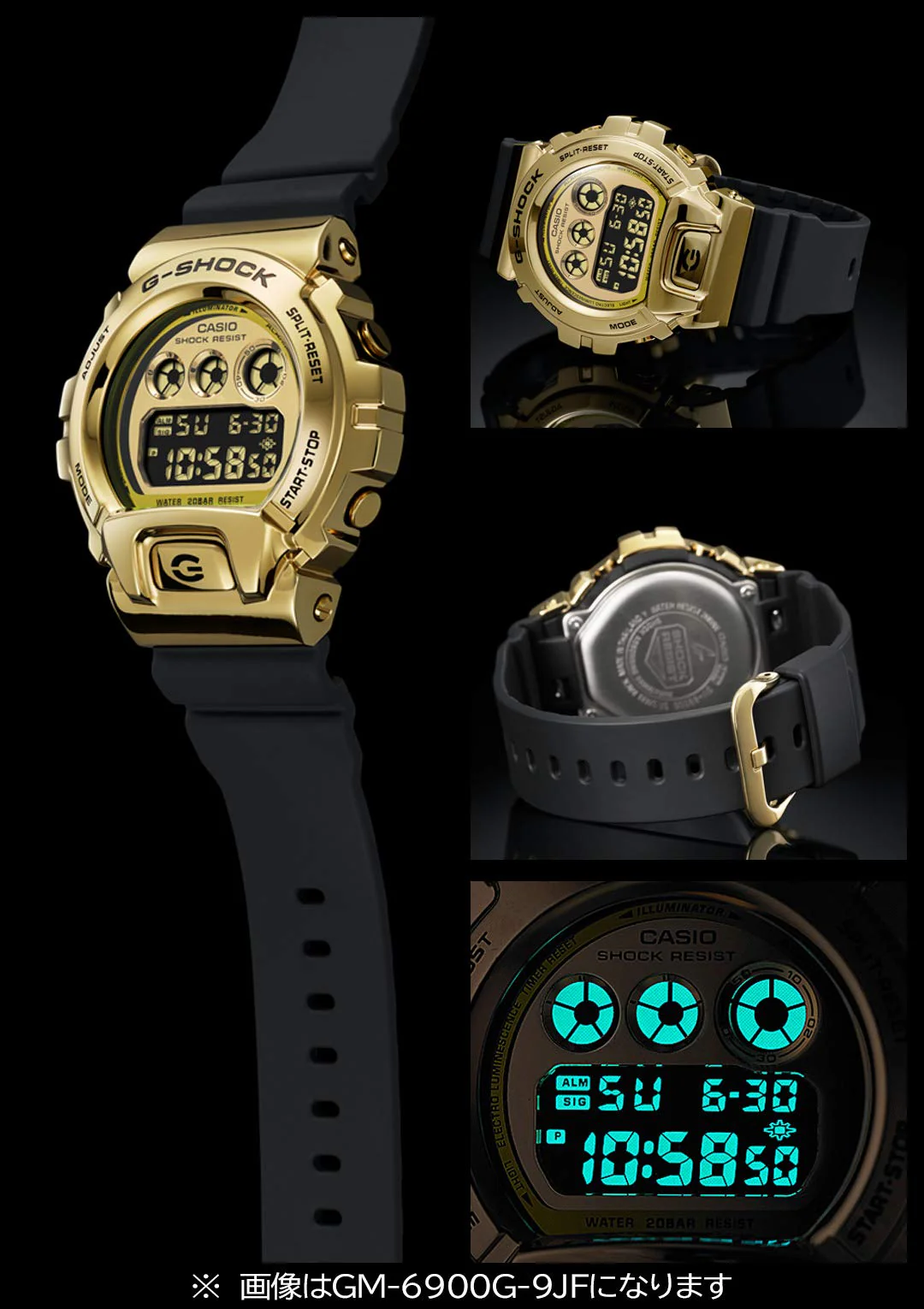 CASIO G-SHOCK GM-6900G-9JF Metal Covered Quartz Watch - Image 3