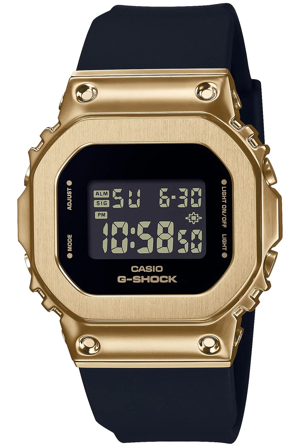 CASIO G-SHOCK GM-S5600GB-1JF Black Gold Metal Watch