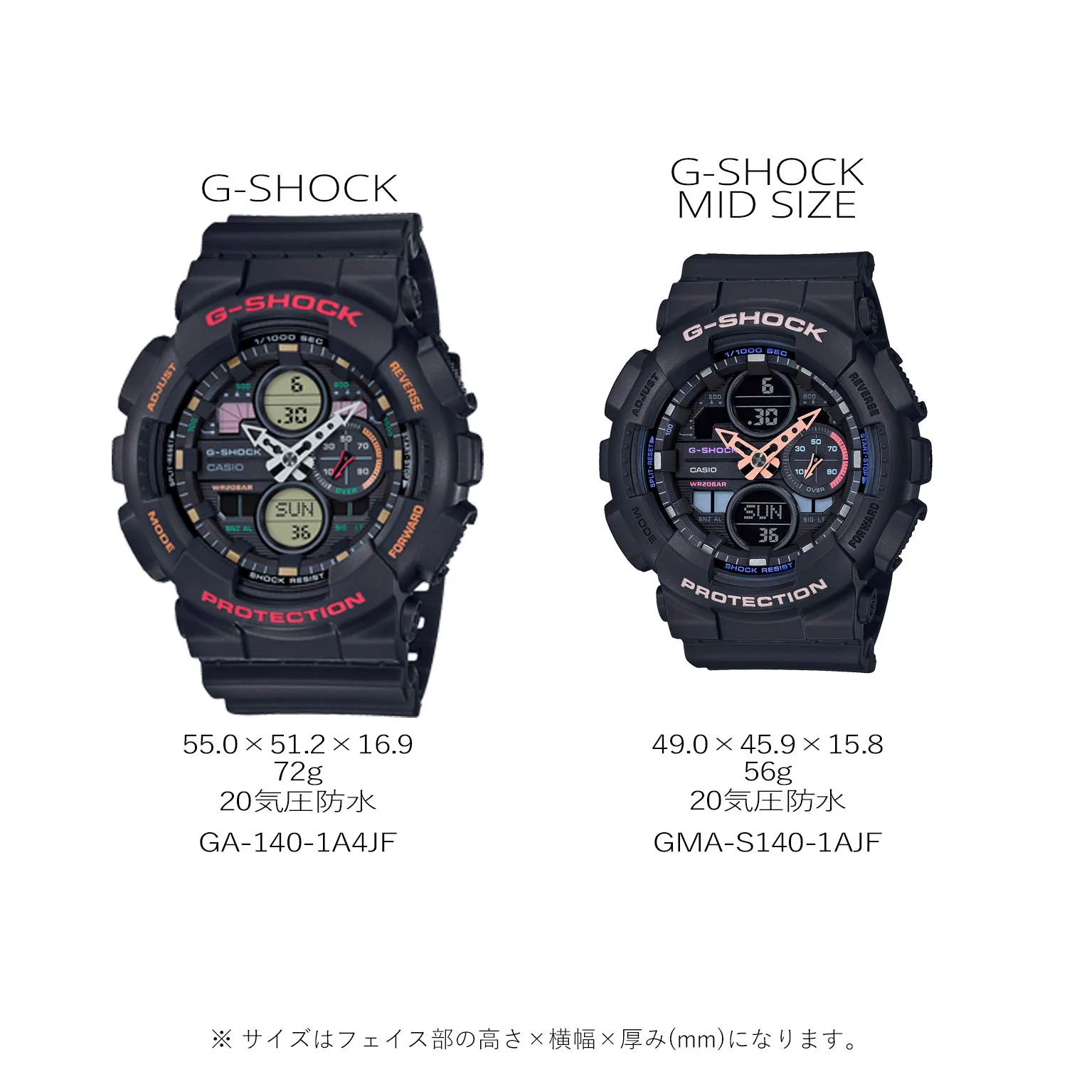 CASIO G-SHOCK GMA-S140-8AJR Quartz Mid-Size Watch - Image 3