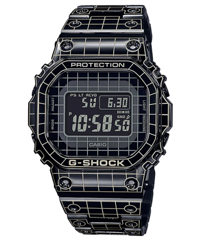 Casio G-Shock GMW-B5000CS-1DR 'Camo Series' Full Metal Square - Solar Powered & Bluetooth Connected