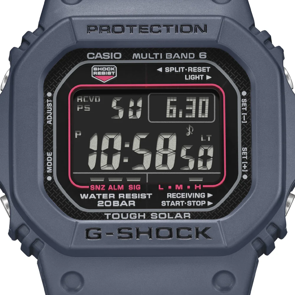 Casio Men's G-SHOCK GW-M5610 Series 20 ATM Water Resistant Solar Radio Watch GW-M5610U-2JF - Image 4