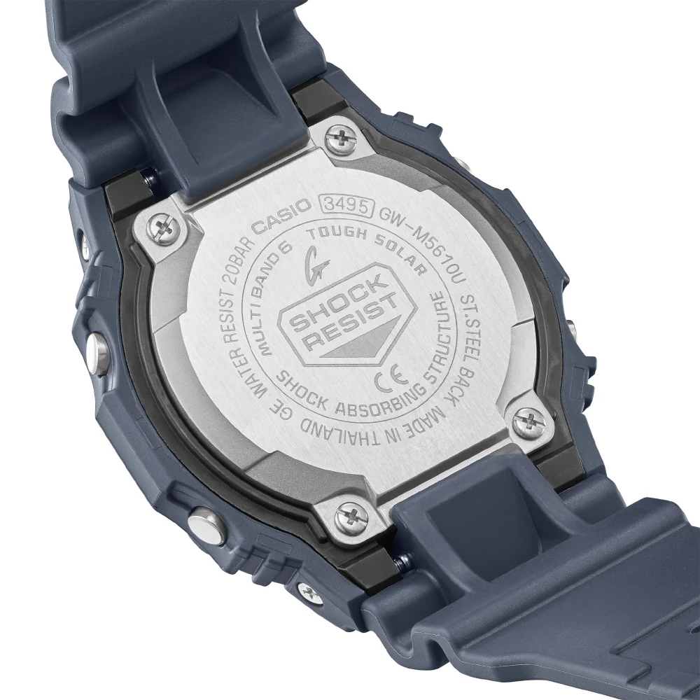 Casio Men's G-SHOCK GW-M5610 Series 20 ATM Water Resistant Solar Radio Watch GW-M5610U-2JF - Image 7