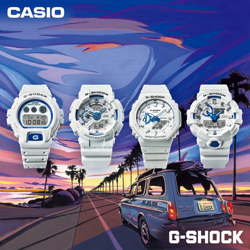CASIO G-SHOCK Hidden Glow Series White GA-700HDS-7AJF - Image 5