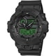 CASIO GA-700BEG-1AJF G-SHOCK Black and Electro Green Shock Resistant LED Light Stopwatch Water Resistant - Image 2